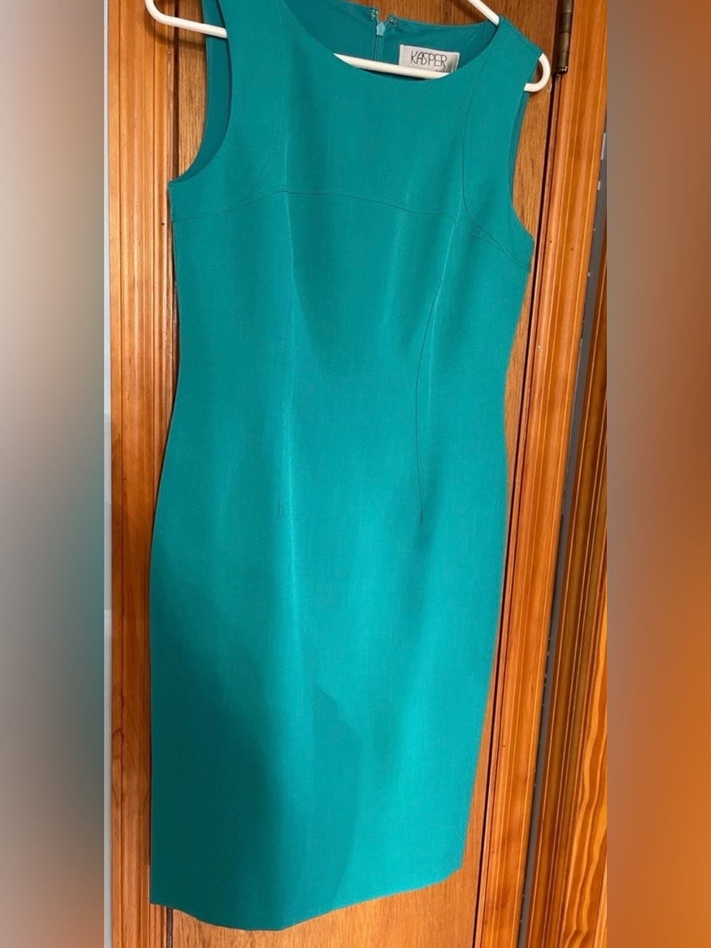 Kasper Teal Sheath Dress